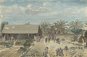 Friedensthal, St. Croix, heute amerikanische Jungferninseln, UA: TS.Mp.265.05